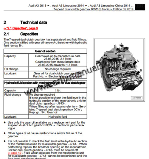 Imagen 2 - repair-manual-audi-a3-2013-2020-schematic-diagrams-pdf