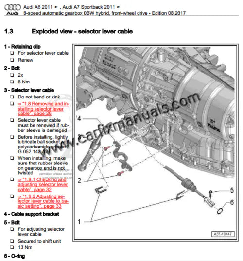 Imagen 2 - workshop-manual-audi-a6-2011-2018-with-wiring-diagrams-pdf