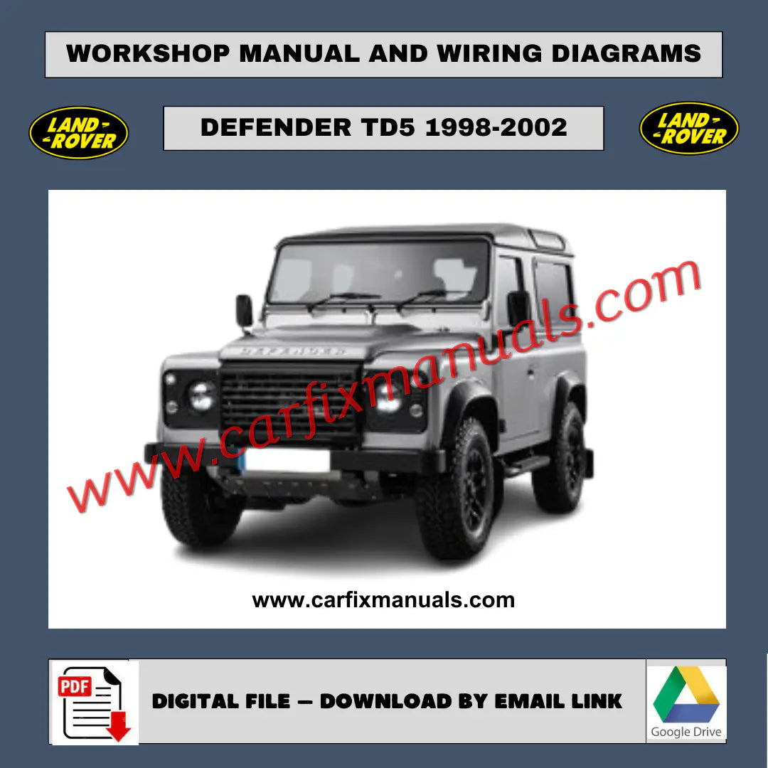 Service & Wiring Manual Land Rover Defender Td5 (1998-2002)