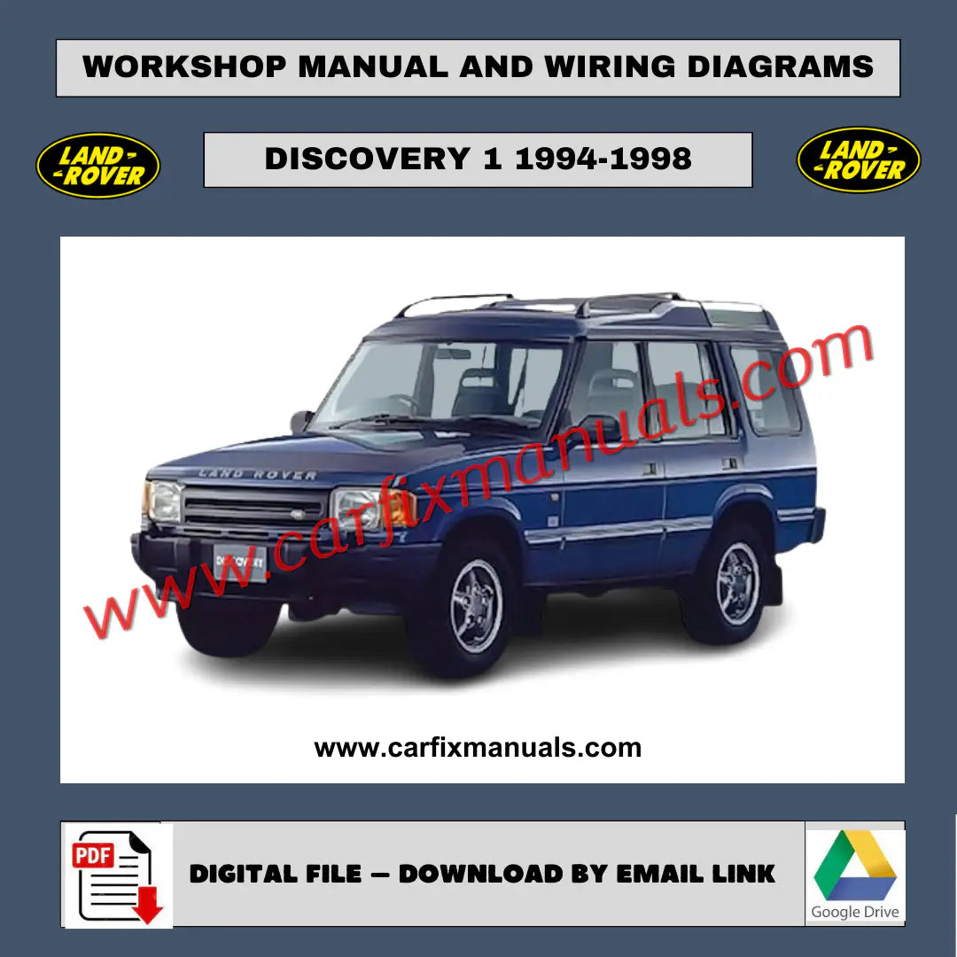Repair Manual Land Rover Discovery 1 (1994-1998) Wiring PDF