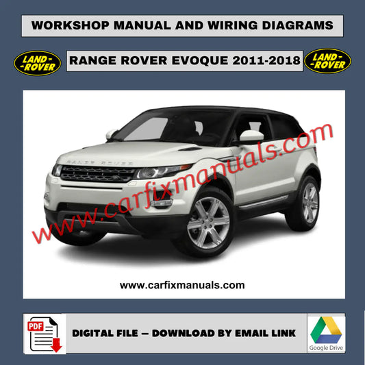Service Manual Land Rover Range Rover Evoque (2011-2018) PDF