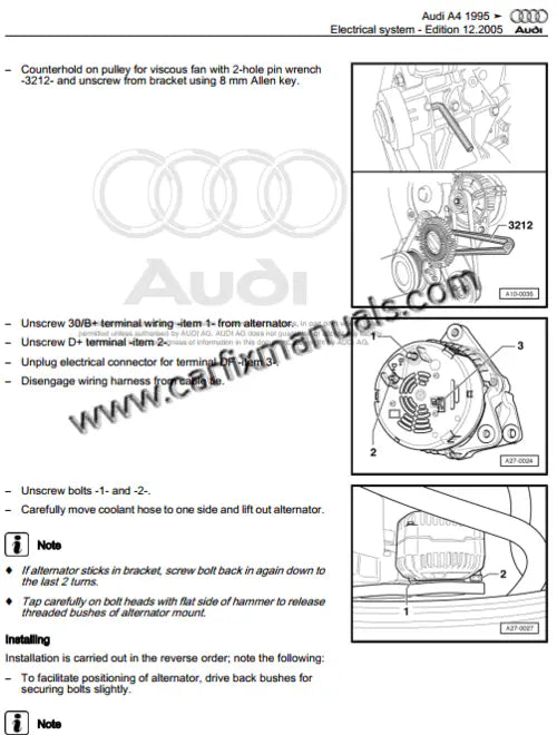 Imagen 3 - repair-manual-audi-a4-1995-2001-electrical-troubleshooting