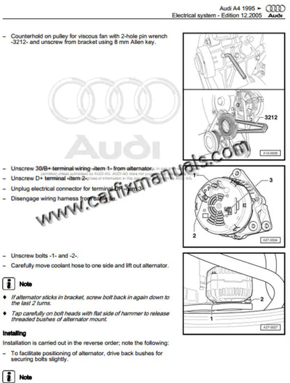 Imagen 3 - repair-manual-audi-a4-1995-2001-electrical-troubleshooting