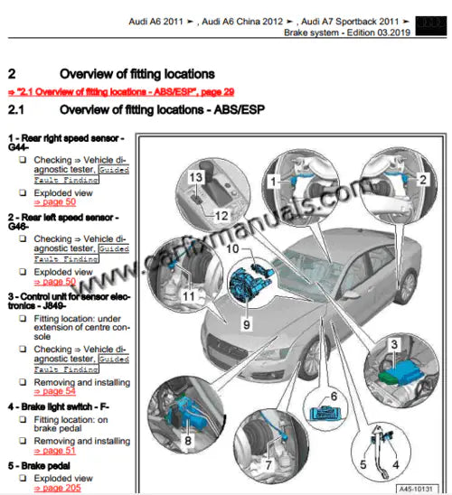 Imagen 3 - workshop-manual-audi-a6-2011-2018-with-wiring-diagrams-pdf
