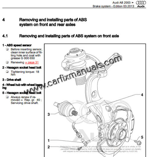 Imagen 3 - repair-manual-audi-a8-s8-2003-2010-electrical-diagrams