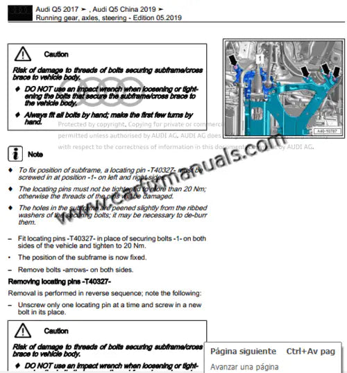Imagen 3 - workshop-manual-audi-q5-sq5-2017-2020-includes-wiring-pdf