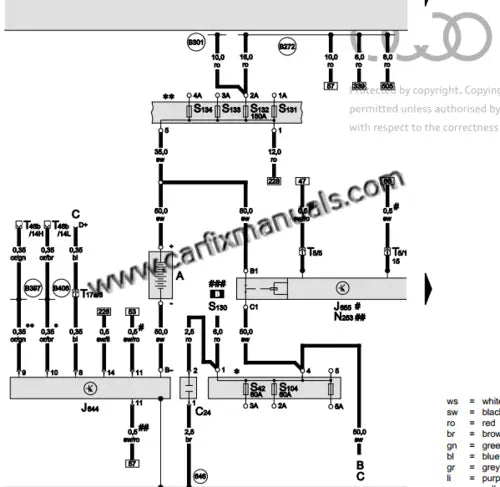 Imagen 4 - service-manual-audi-a6-2005-2011-electrical-diagrams