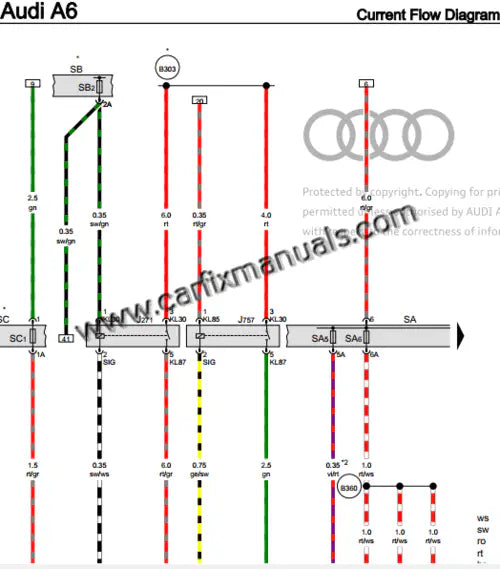 Imagen 4 - workshop-manual-audi-a6-2018-2020-wiring-diagram-pdf