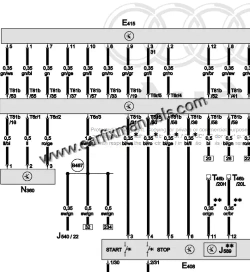 Imagen 4 - repair-manual-audi-a8-s8-2003-2010-electrical-diagrams