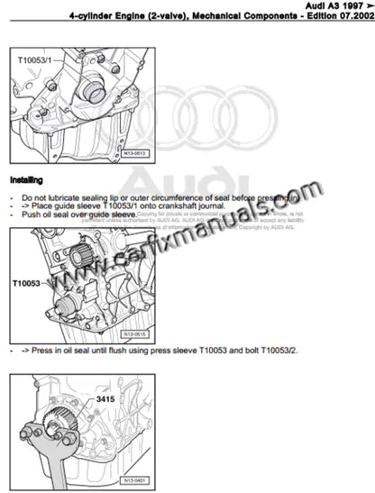 Imagen 5 - factory-repair-manual-audi-a3-1997-2003-wiring-diagrams