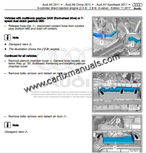 Imagen 5 - workshop-manual-audi-a6-2011-2018-with-wiring-diagrams-pdf
