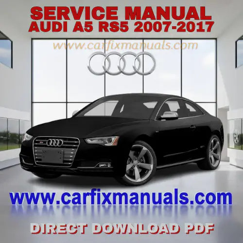 Ultimate grand tourer workshop encyclopedia for the Audi A5/S5/RS5 (2007-2017), containing searchable PDF format data for Coupe, Sportback, and Cabriolet body structural repairs and factory-authorized