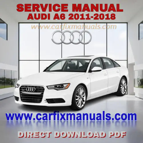 Ultimate executive sedan workshop encyclopedia for the Audi A6 C7 (2011-2018), integrating searchable PDF format data for aluminum-steel hybrid body repairs, interior cabin electronics, and factory-au