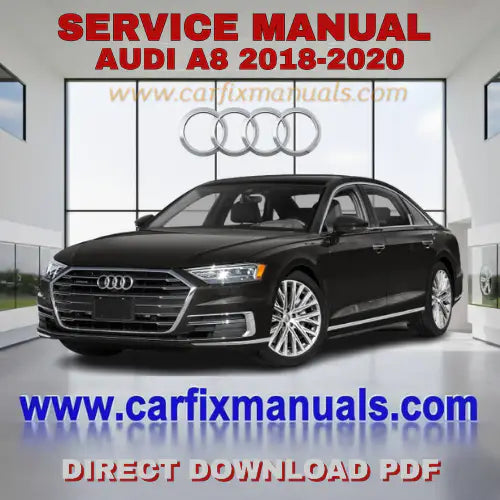 Ultimate 4N platform workshop encyclopedia for the Audi A8 D5 (2018-2020), containing searchable PDF format data for aluminum space frame (ASF) repairs, interior luxury trim removal, and factory torqu