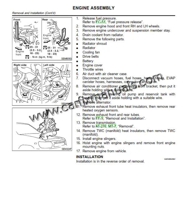 Imagen 5 - official-repair-manual-nissan-pathfinder-r50-2001-2004-pdf