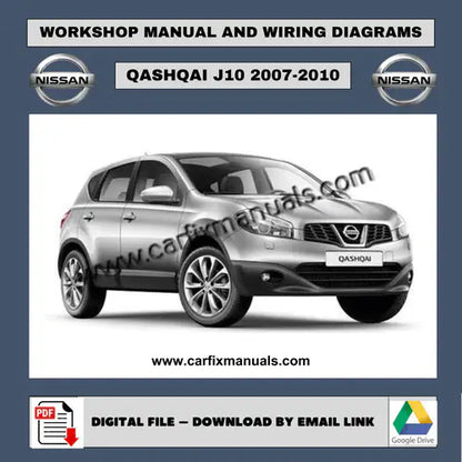 All-inclusive workshop encyclopedia for the Nissan Qashqai J10 (2007-2010), integrating body repairs, HVAC cycles, and total vehicle diagnostics into one comprehensive PDF format suite. Master electri