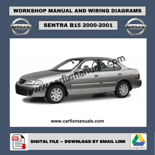 Complete factory-grade technical archive for the first-gen Sentra B15, providing a unified PDF resource for structural collision repairs, HVAC cycles, and total vehicle system diagnostics. High-defini