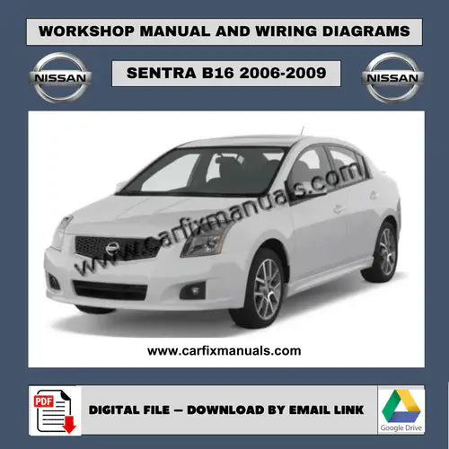 All-in-one factory service suite for the sixth-generation Nissan Sentra (2006-2009), providing a comprehensive digital reference for professional mechanical and electrical troubleshooting. High-resolu