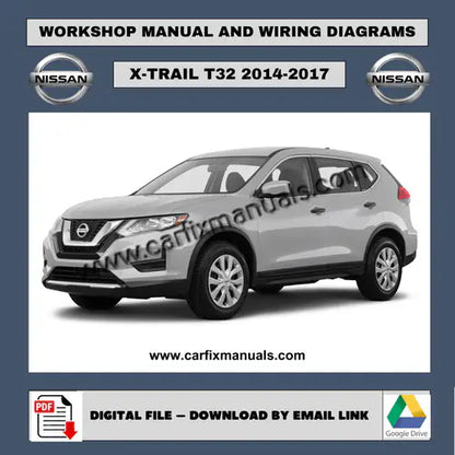 Comprehensive digital PDF workshop manual for the 2014-2017 Nissan X-Trail T32, providing factory-grade technical data for professional diagnostics and repair. High-resolution Nissan X-Trail T32 wirin