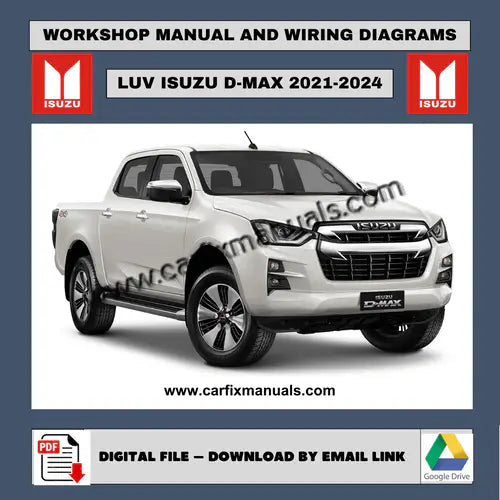 Ultimate factory technical library for the Isuzu D-Max (UCR/UCS Series), integrating searchable body structural data and dealer-level troubleshooting trees for 2021-2024 models into an interactive HTM