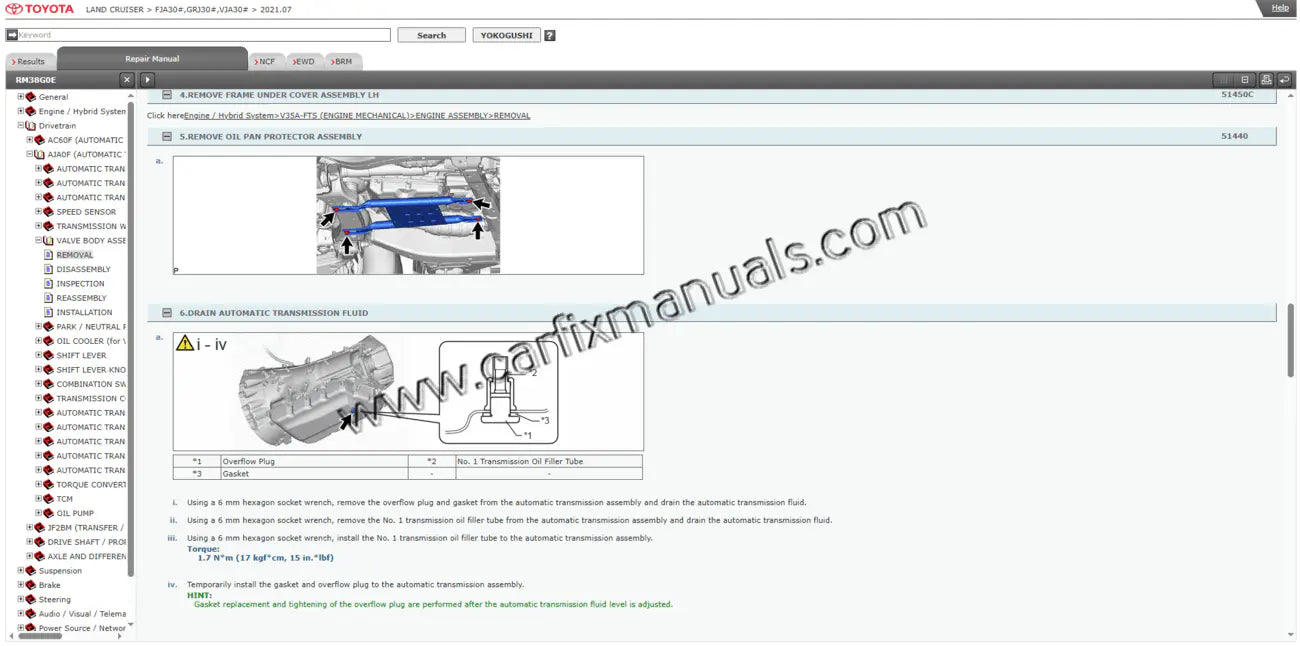 Imagen 3 - repair-manual-toyota-land-cruiser-j300-2021-2022-official