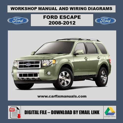 Complete facelift-era workshop encyclopedia for the 2008-2011 Ford Escape & Mercury Mariner, including high-voltage safety protocols, body structural data, and full-vehicle diagnostics in a versatile 