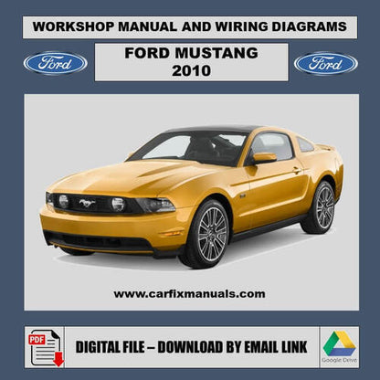 Integrated digital workshop encyclopedia for the 2010 Ford Mustang, combining a lightning-fast interactive HTML mechanical interface with factory-authorized torque sequences and body structural data. 