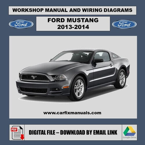 Ultimate workshop encyclopedia for the 2013-2014 Ford Mustang, integrating searchable body structural data and dealer-level diagnostic trees into a fast-loading navigable HTML format. Performance chas